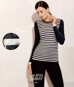 GATTA Shirt Olivia navy/white