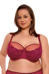 GAIA 1275 Biustonosz Semi-Soft Evy malinowy